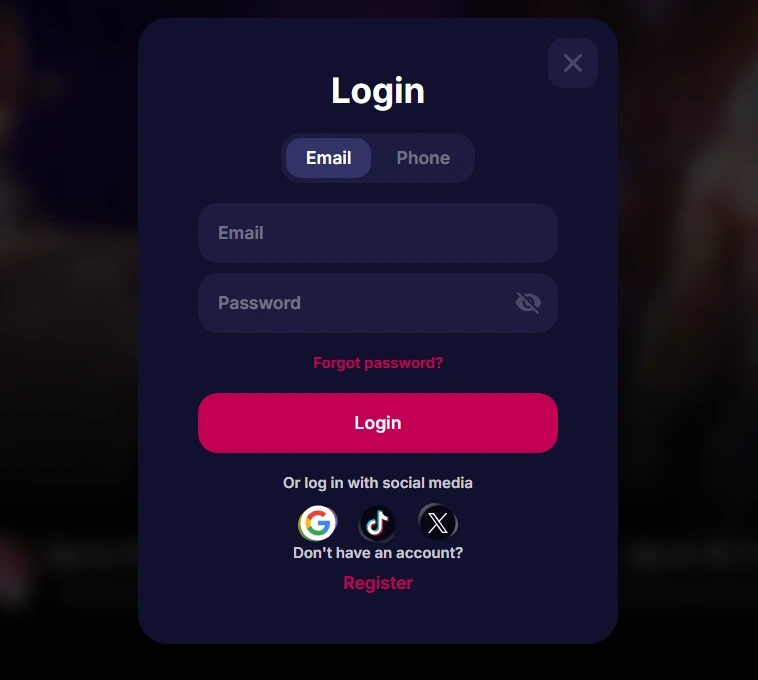 NV Casino login – přihlášení do pokladny pro vklad a výběr